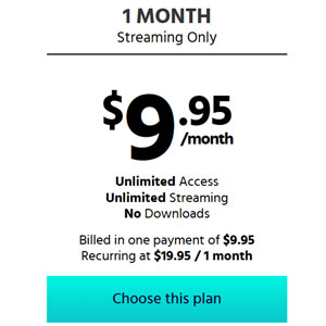 1 Month Streaming Adult Time