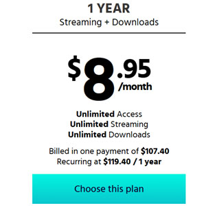 1 Year Streaming + Downloads ImmoralLive 