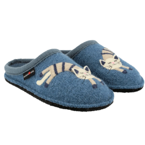Haflinger AR Cat Wool Slippers