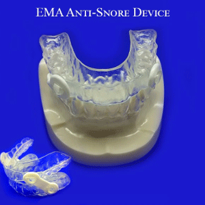 Custom EMA Anti-Snore Device for Sleep