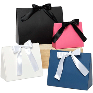 Tent Favor Boxes with Ribbon