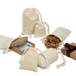 Cotton Muslin Drawstring Pouch
