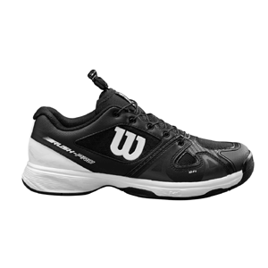 Wilson Junior Rush Pro QL Tennis Shoes – Black/White/Black