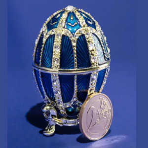 Aufsteller & Münze 'Art of Fabergé Numismatics'