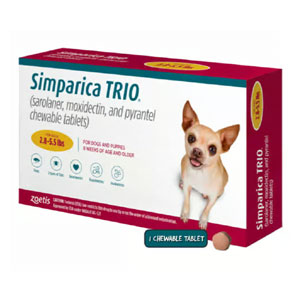 Simparica TRIO - Chewable Tablets for Dogs