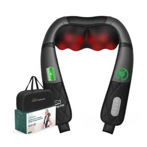 Rechargeable Shiatsu Neck Massager with Heat 